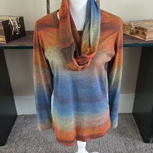 David Cline Women's Sweater With Matching Scarf